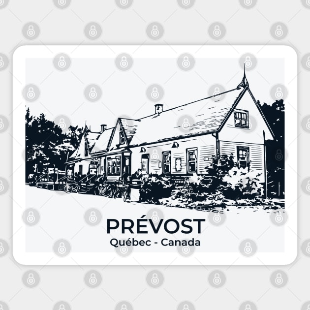 Prévost - Québec Magnet by Lakeric
